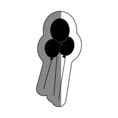 kutlama Parti balonları hava