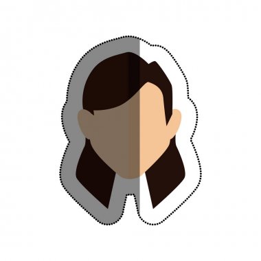 kadın avatar karakter simgesi