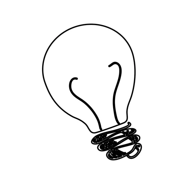 Lâmpada ícone de desenho de luz —  Vetores de Stock