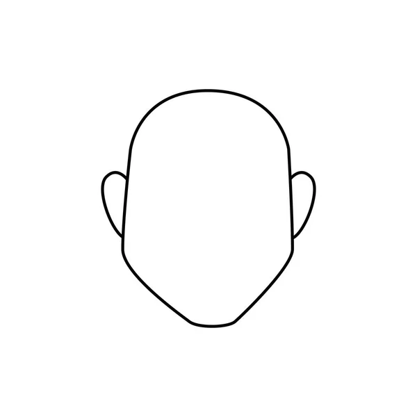 Homme avatar personnage icône — Image vectorielle