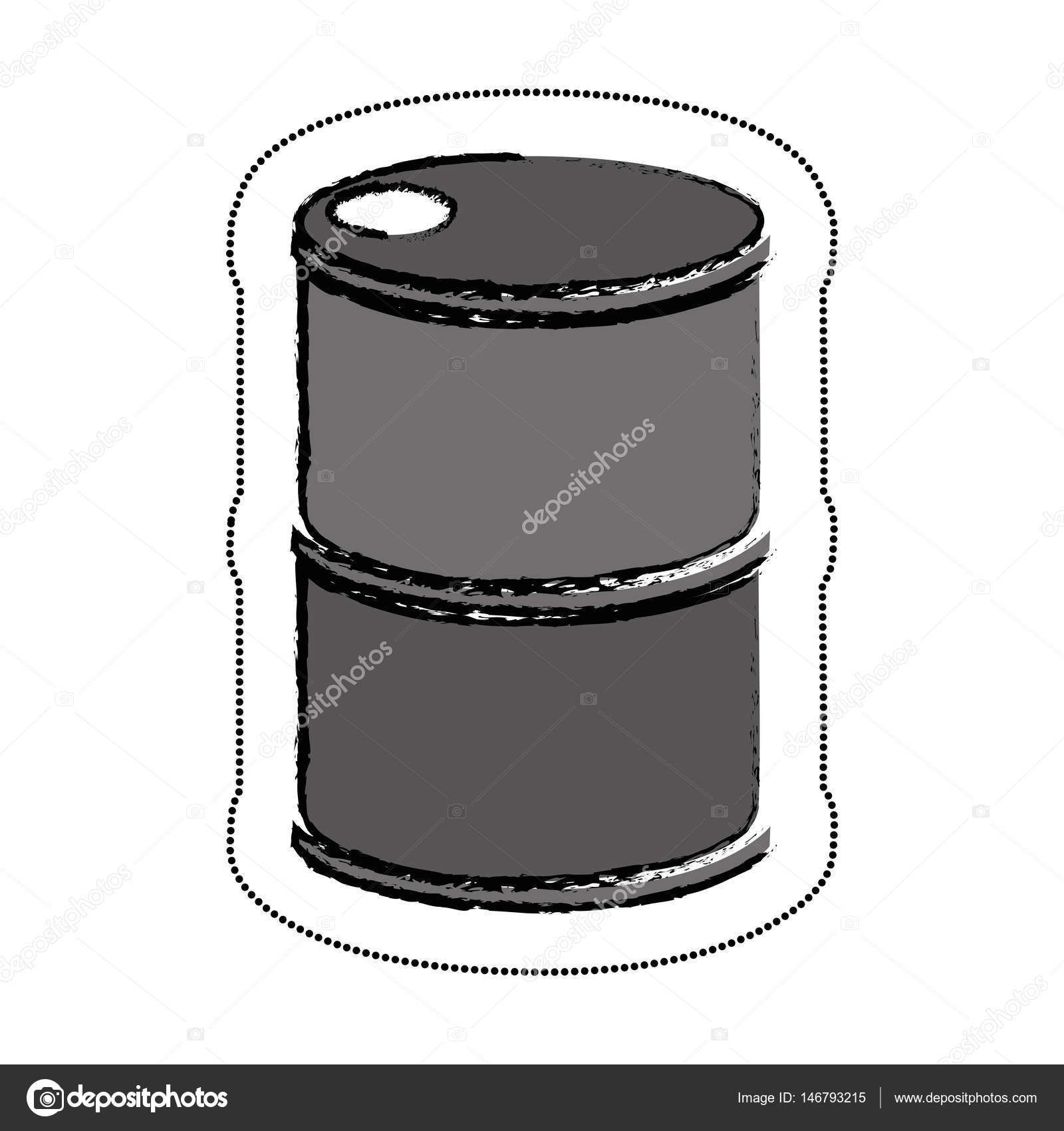 Tank barrel isolated icon Stock Vector by ©yupiramos 146793215