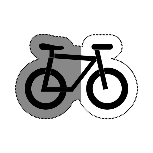 Bicicleta vehículo aislado icono — Vector de stock