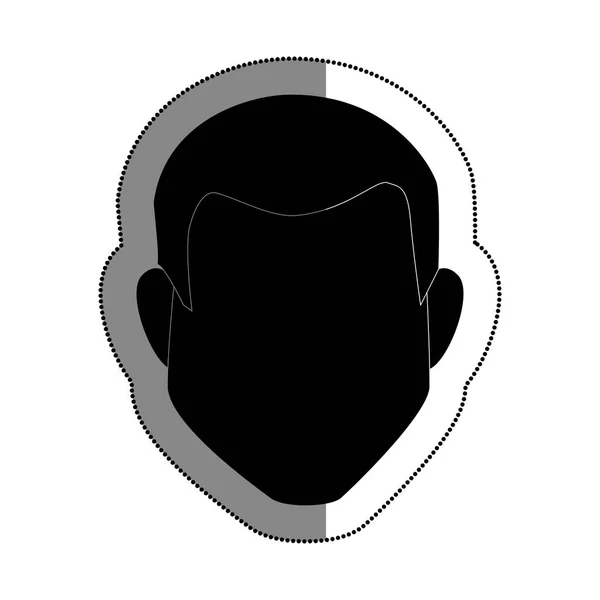 Man avatar karakter pictogram — Stockvector