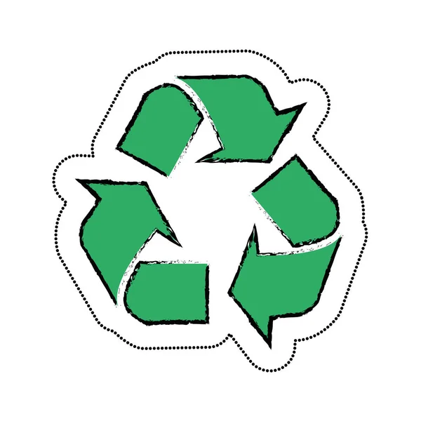 Symbolsymbol für Pfeile recyceln — Stockvektor