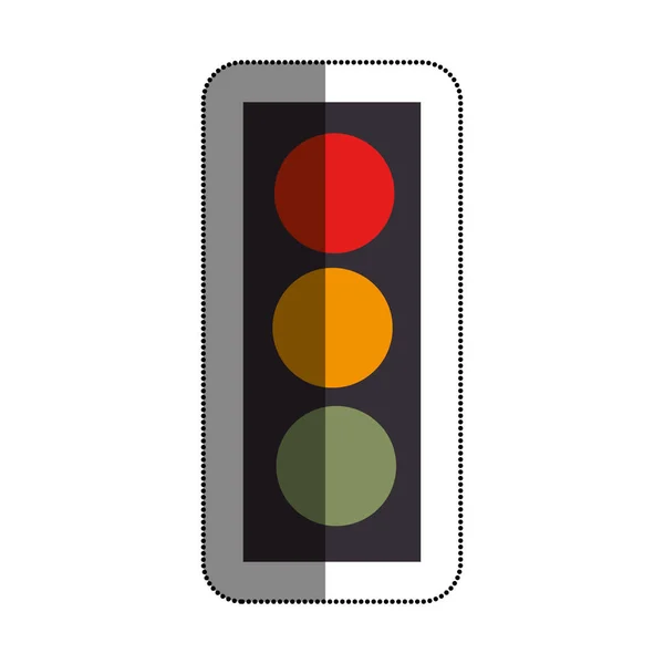 Traffic light sign icon — Stock Vector