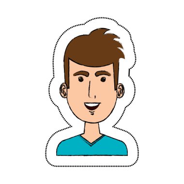 genç adam avatar karakter