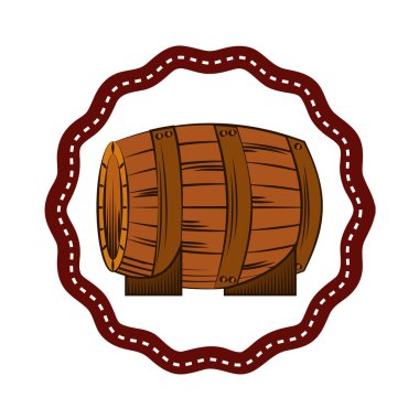 En iyi şarap varil simgesi