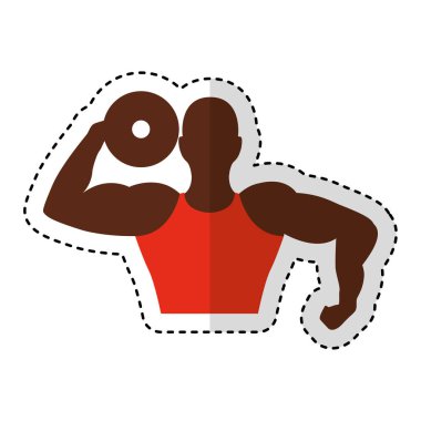 güçlü adam insan figürü