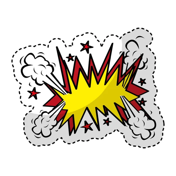 Patlayıcı minderlerle komik pop sanat