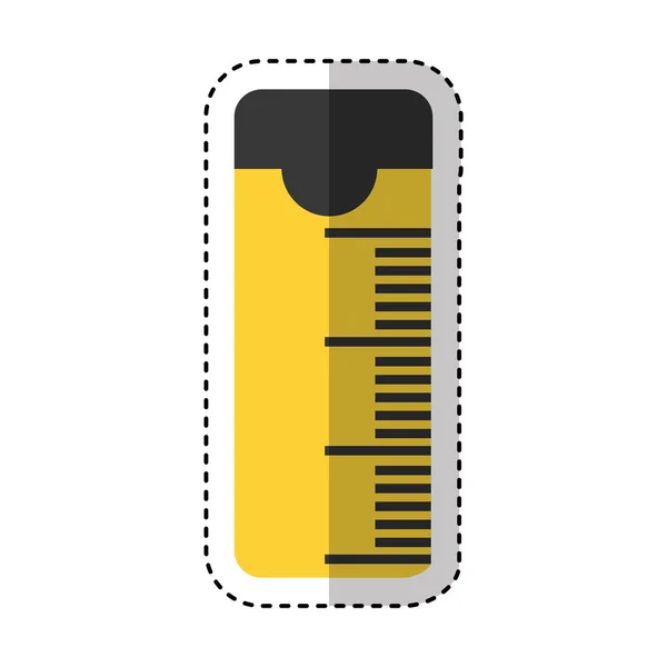 Tape measure isolated icon — Stock Vector