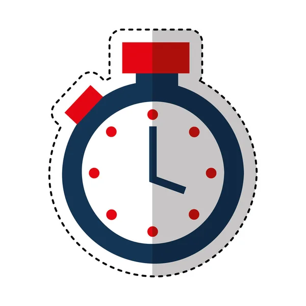 Reloj cronómetro icono aislado — Vector de stock