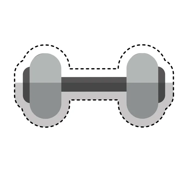 Ikone des Gewichthebens — Stockvektor