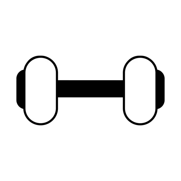 Icône d'équipement de levage de poids — Image vectorielle