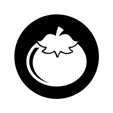 taze domates izole simgesi