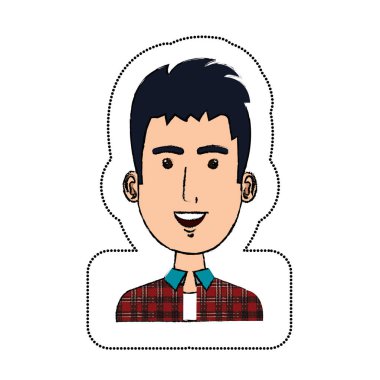 genç adam avatar karakter