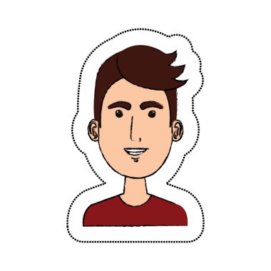 genç adam avatar karakter