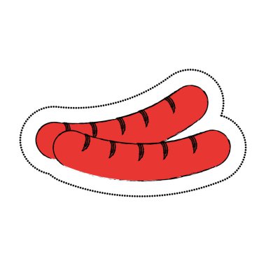 sosis ızgara menü simgesi