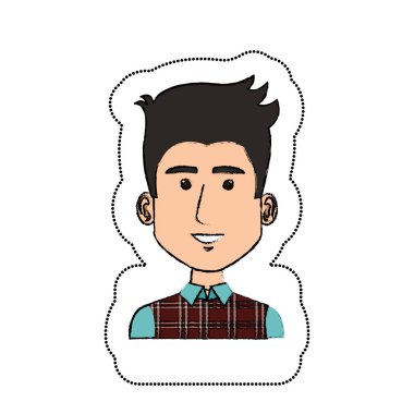 genç adam avatar karakter