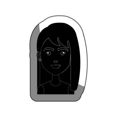 genç kadın avatar karakter