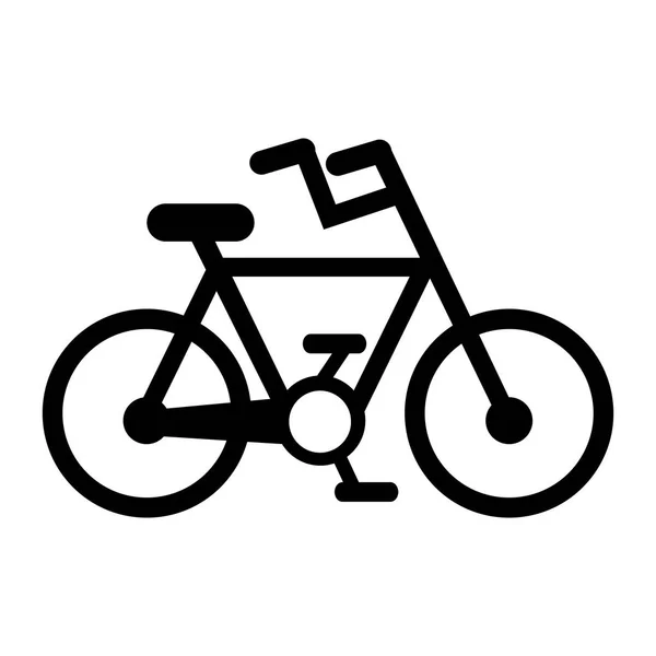 Bicicleta vehículo aislado icono — Archivo Imágenes Vectoriales