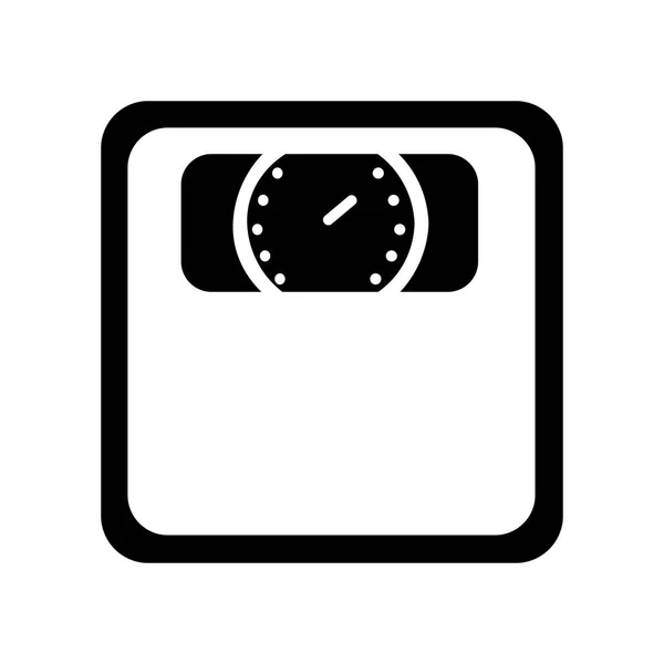 Escala de peso icono aislado — Archivo Imágenes Vectoriales