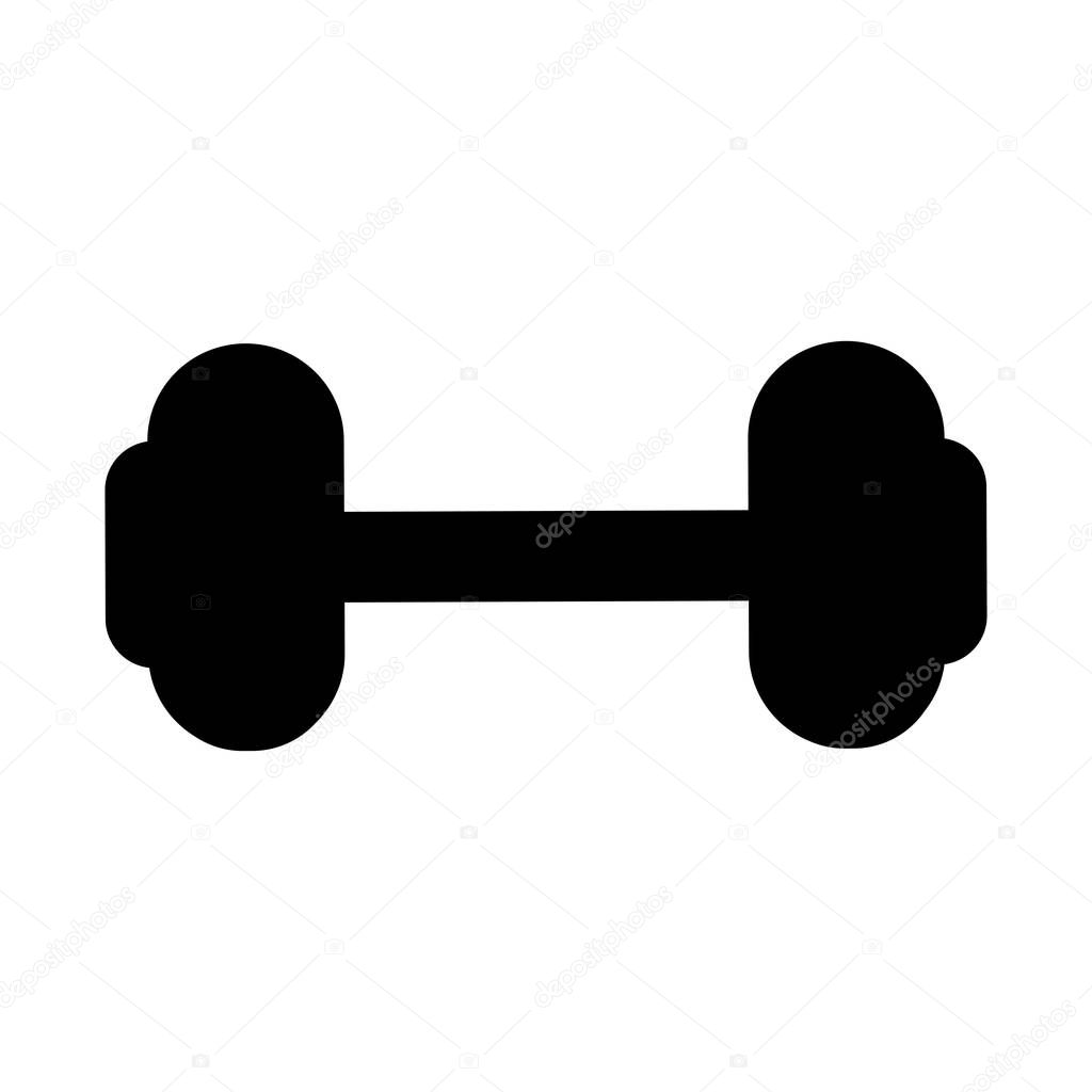 weight lifting equipment icon