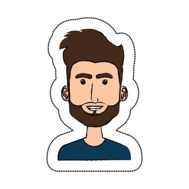 genç adam avatar karakter