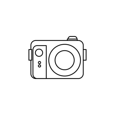 kamera fotoğraf izole simgesi