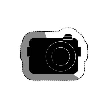 kamera fotoğraf izole simgesi