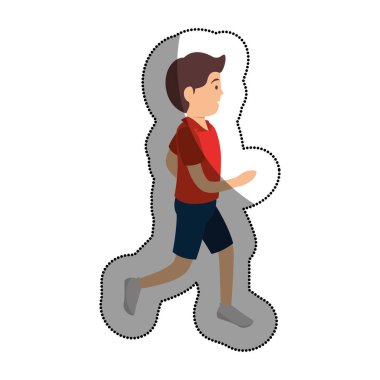 Avatar karakter çalıştıran erkek atlet