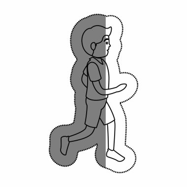 Avatar karakter çalıştıran erkek atlet