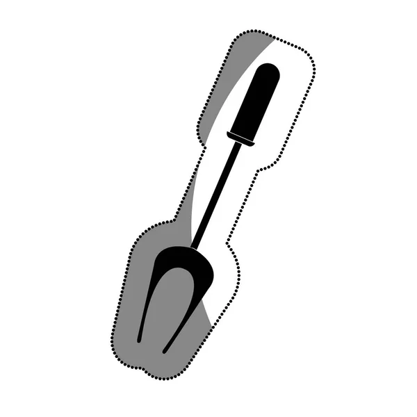 Icône de couverts grill fourchette — Image vectorielle