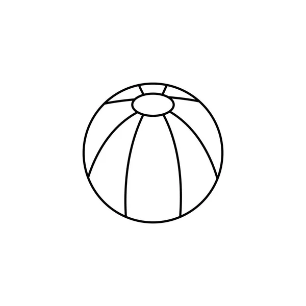 ビーチ気球分離アイコン — ストックベクタ