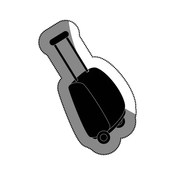 Res resväska isolerade ikonen — Stock vektor