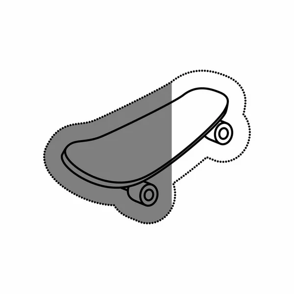 Skate board icono aislado — Archivo Imágenes Vectoriales