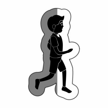 Avatar karakter çalıştıran erkek atlet