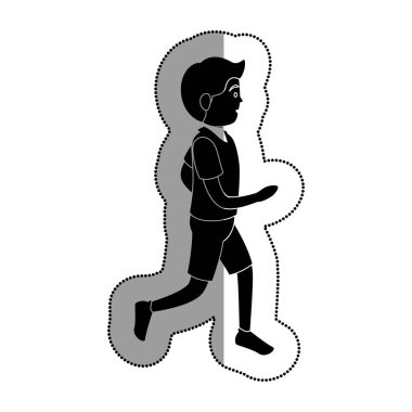 Avatar karakter çalıştıran erkek atlet