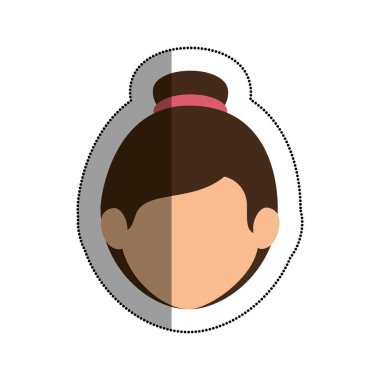 genç kadın avatar karakter