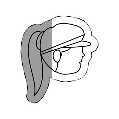 genç kadın avatar karakter