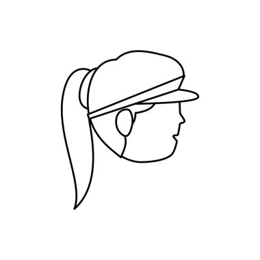 genç kadın avatar karakter