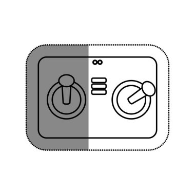 Uçağı uzaktan kumanda izole simgesi