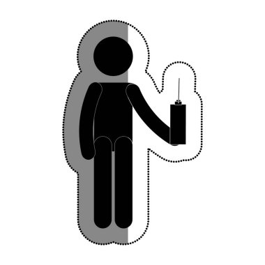 insan siluet dron kontrol uzaktan kullanarak