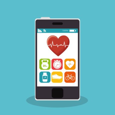 fitness app ile Smartphone