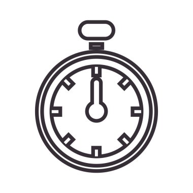 Chronometre izlemek izole simgesi