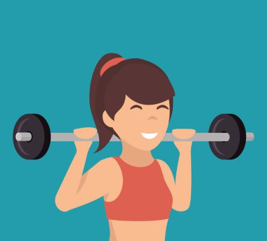 kadın atlet avatar simge