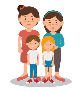 aile üyeleri avatarlar karakter