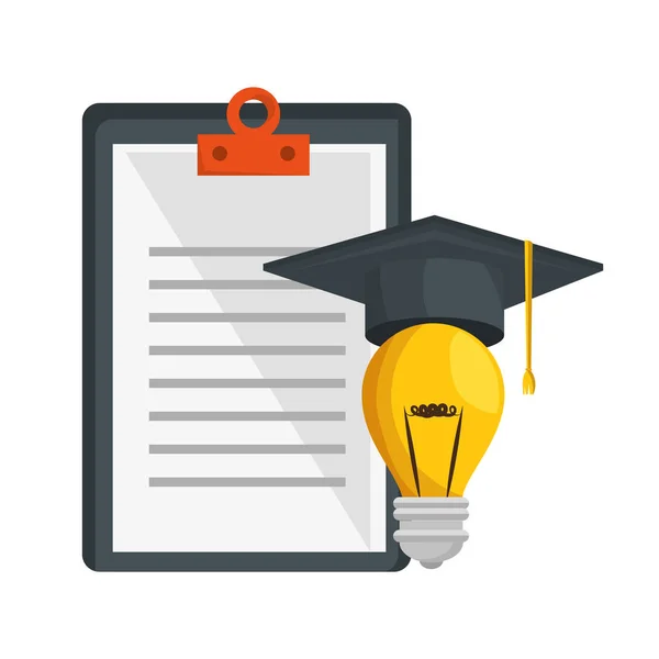 Education concept elements icon — Stock Vector