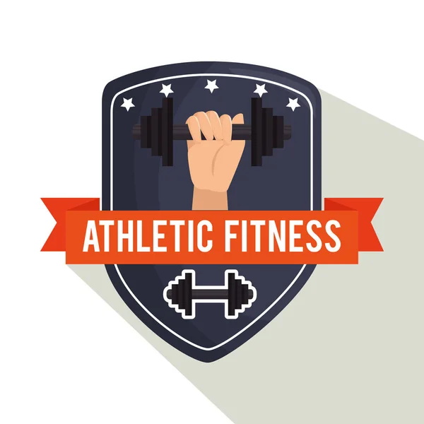 Elementi di stile di vita fitness icone — Vettoriale Stock