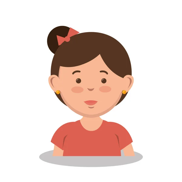 Icône de personnage avatar mère — Image vectorielle