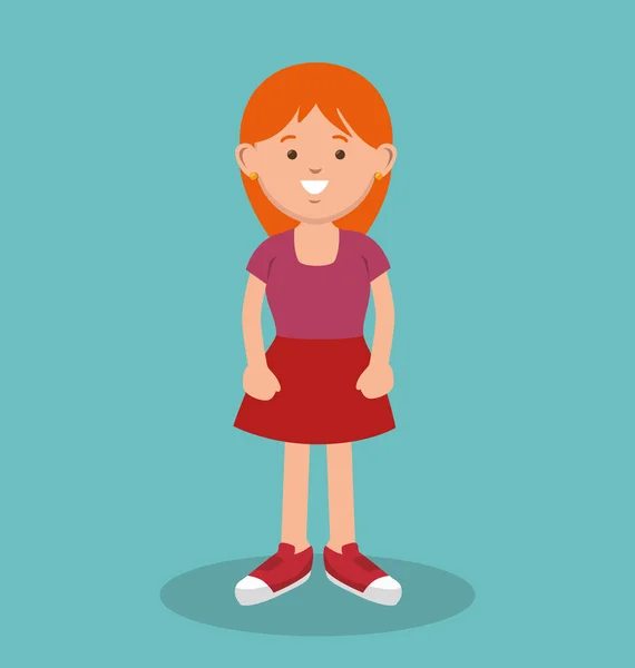 Icône de personnage avatar mère — Image vectorielle